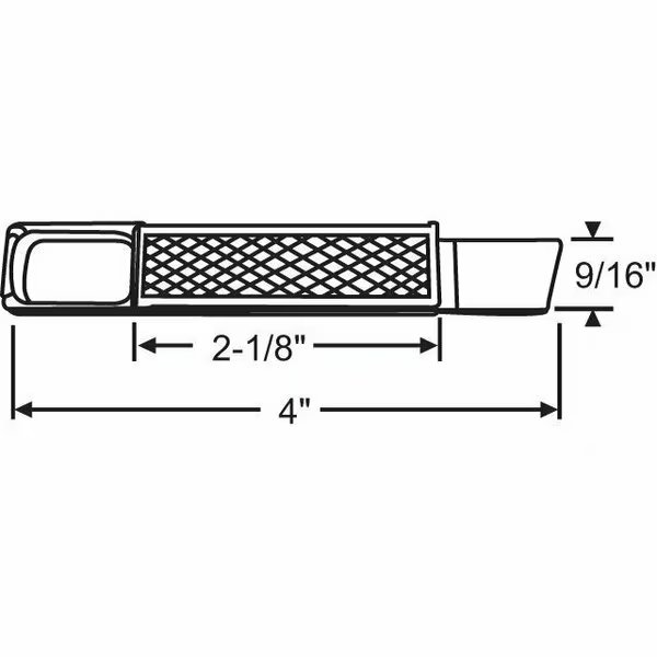 Slide Bolt Left Hand, Strybuc, Mfr#: 900-13501LH